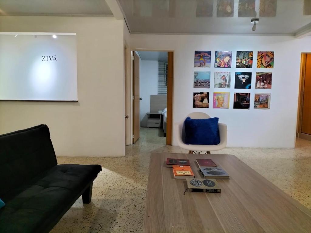 Posezení v ubytování ZIVÁ HOSTAL