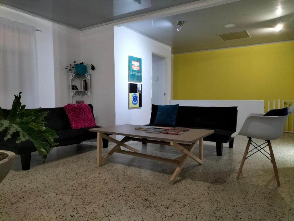Posezení v ubytování ZIVÁ HOSTAL