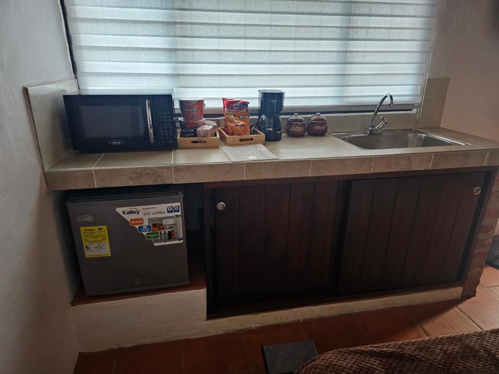 Kuchyň nebo kuchyňský kout v ubytování Finca Mr Bueno