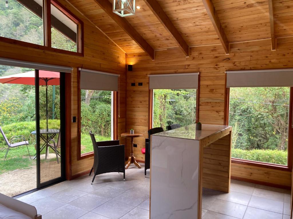 Zahrada ubytování Los Lagos Lodge