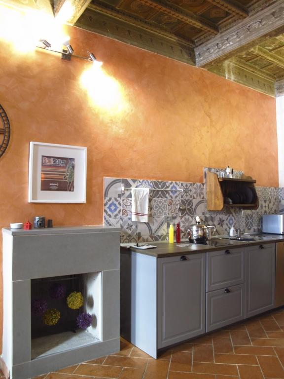 A kitchen or kitchenette at Casa Lorena