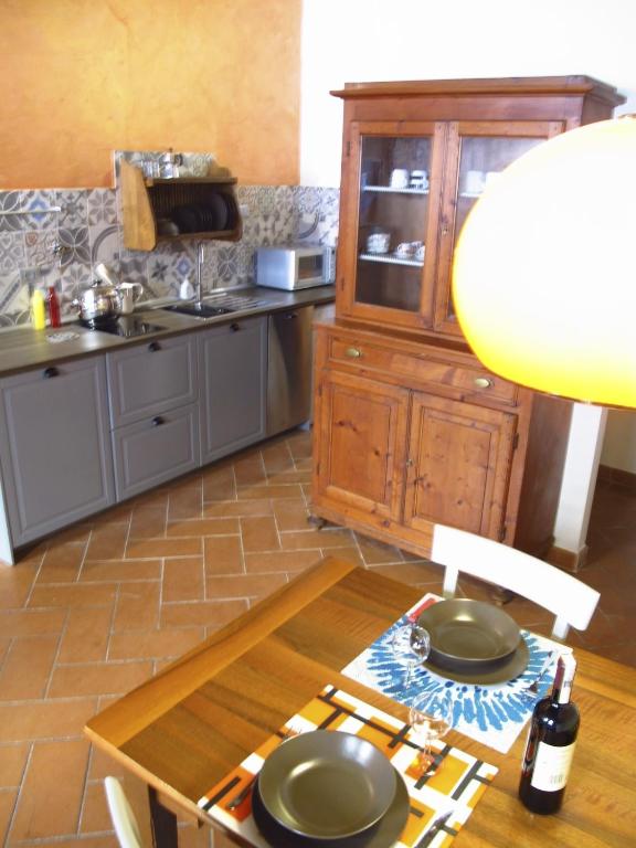 A kitchen or kitchenette at Casa Lorena