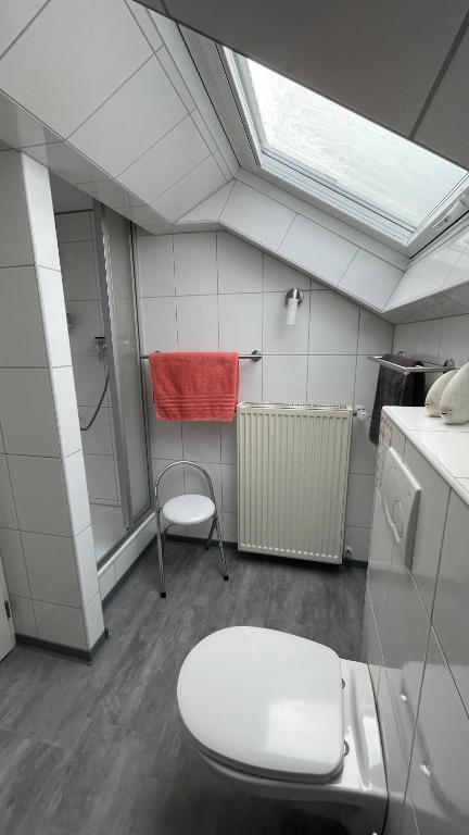 Koupelna v ubytování Appartement Pension Schüßler