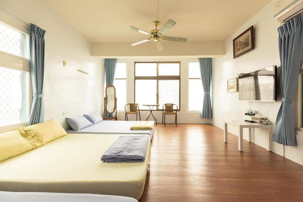 TV a/nebo společenská místnost v ubytování Jinshawan B&B
