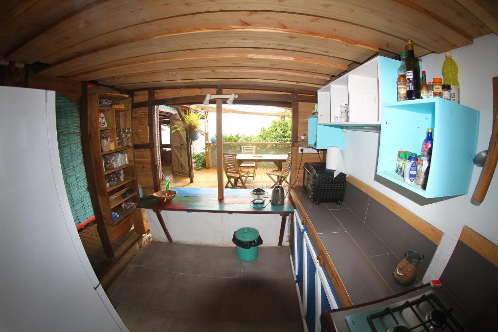 Kuchyň nebo kuchyňský kout v ubytování Villa vue exceptionnelle