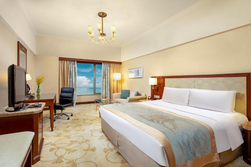 TV a/nebo společenská místnost v ubytování Shangri-La Beihai