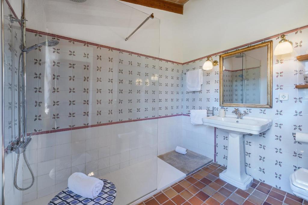 Koupelna v ubytování Villa Napolitano