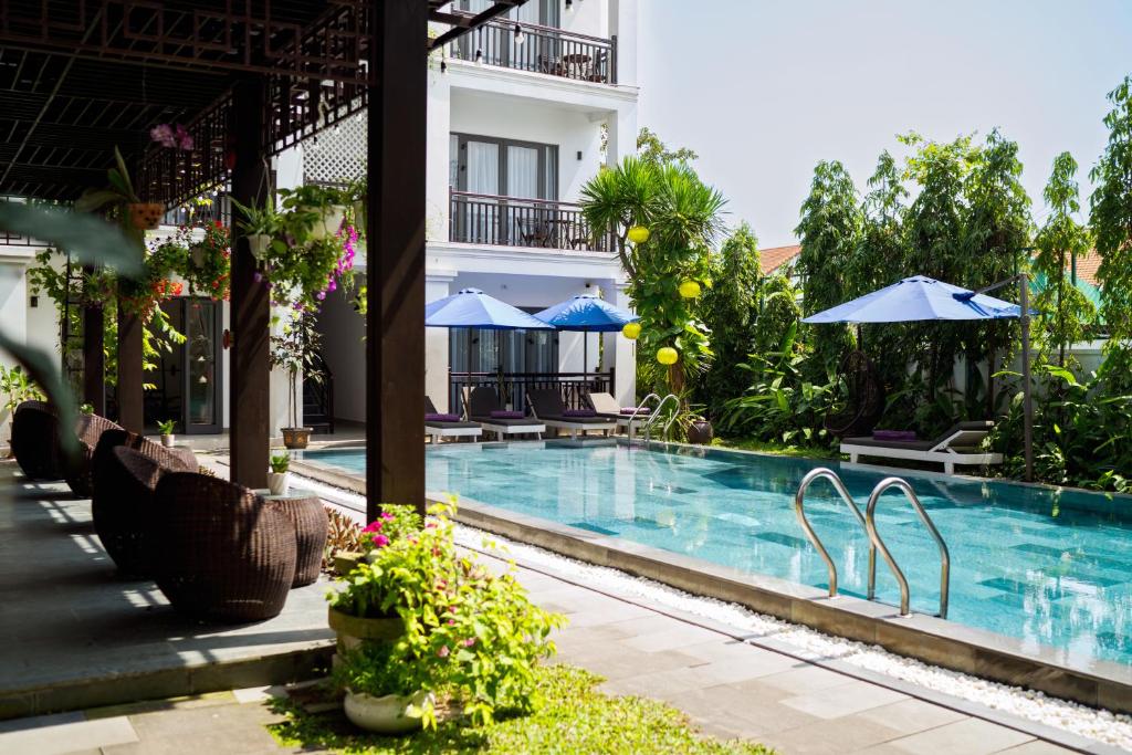 Bazén v ubytování White Lotus Hotel Hoian nebo v jeho okolí