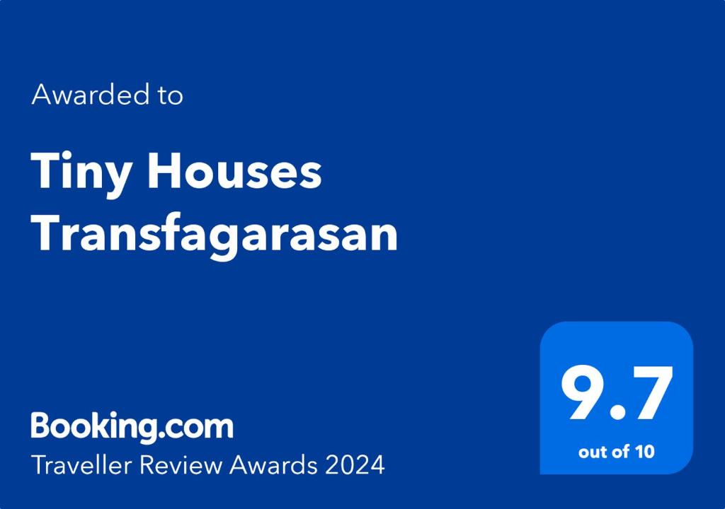 Certifikát, hodnocení, plakát nebo jiný dokument vystavený v ubytování Tiny Houses Transfagarasan