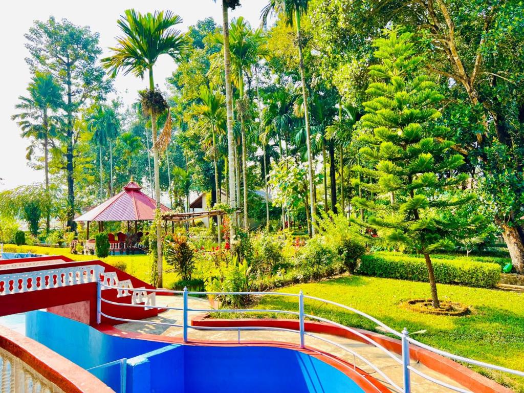 Bazén v ubytování Hotel Hermitage nebo v jeho okolí