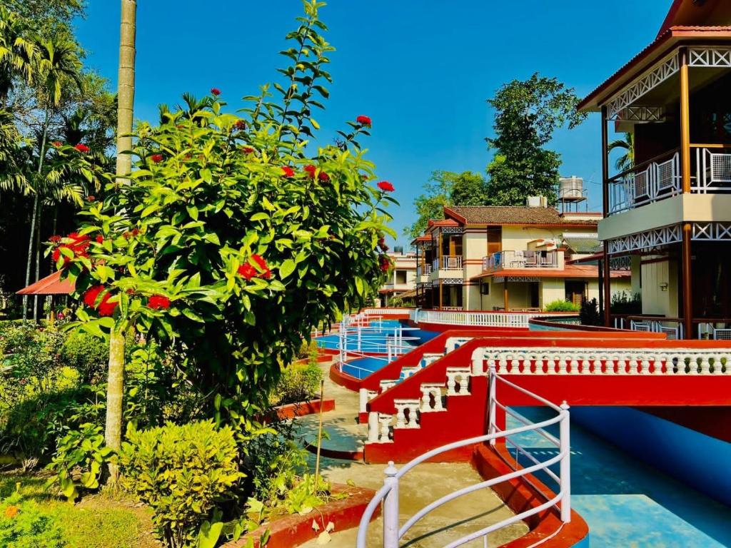 Bazén v ubytování Hotel Hermitage nebo v jeho okolí