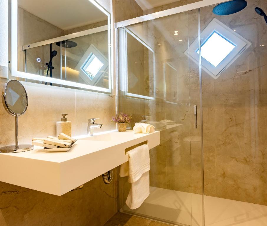 Koupelna v ubytování Hotel Cortijo Landete