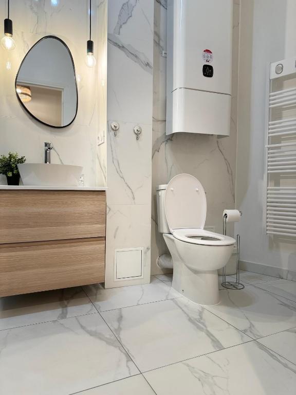 Koupelna v ubytování Sunshine Getaway - Stylish Studio in the Heart of Nice