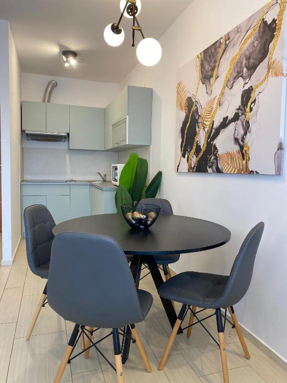 Kuchyň nebo kuchyňský kout v ubytování Apartments Jadranka