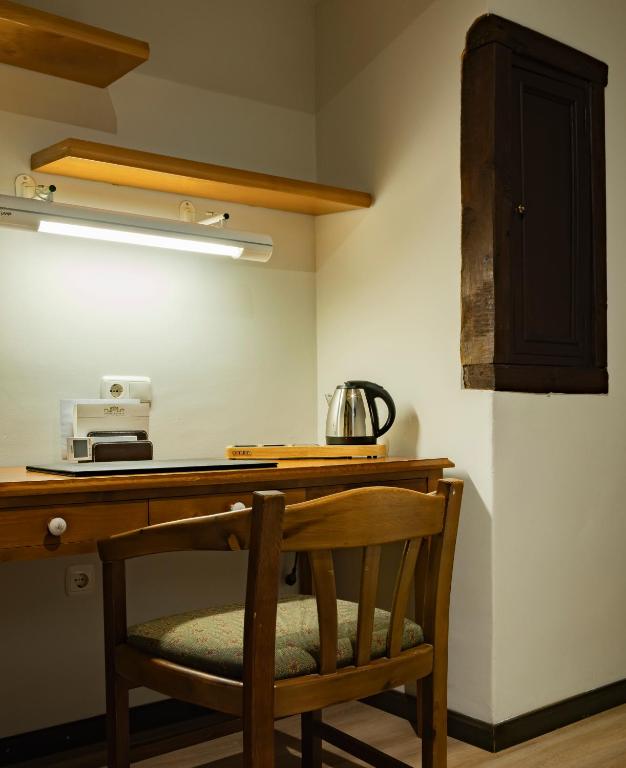 Kuchyň nebo kuchyňský kout v ubytování Hotel Cortijo Landete