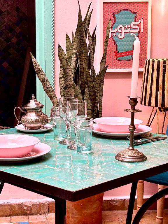 Fotografie z fotogalerie ubytování Riad Lauriers Blancs v Marrákéši