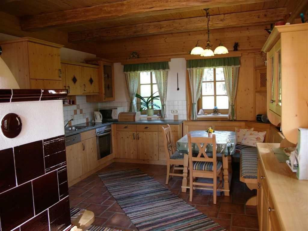 Kuchyň nebo kuchyňský kout v ubytování Pircherhof - Urlaub und Erholung im Troadkost'n