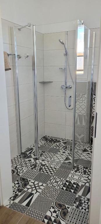 Vannituba majutusasutuses Appartement Petersberg