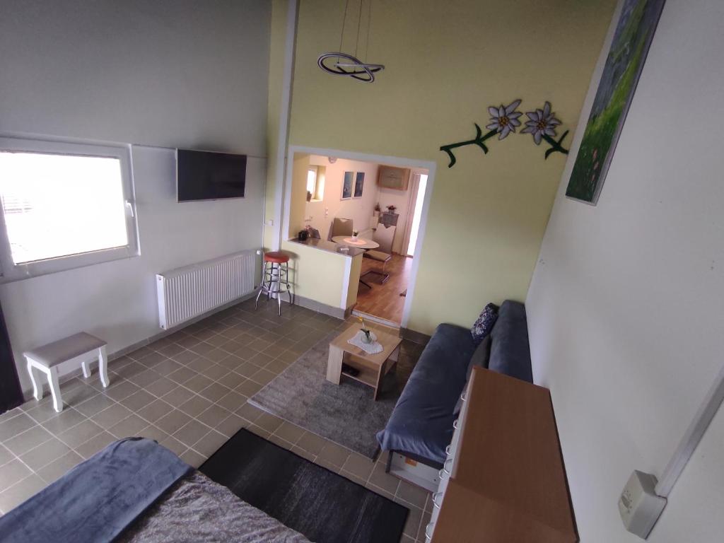 TV a/nebo společenská místnost v ubytování APARTMA ZADNIKAR