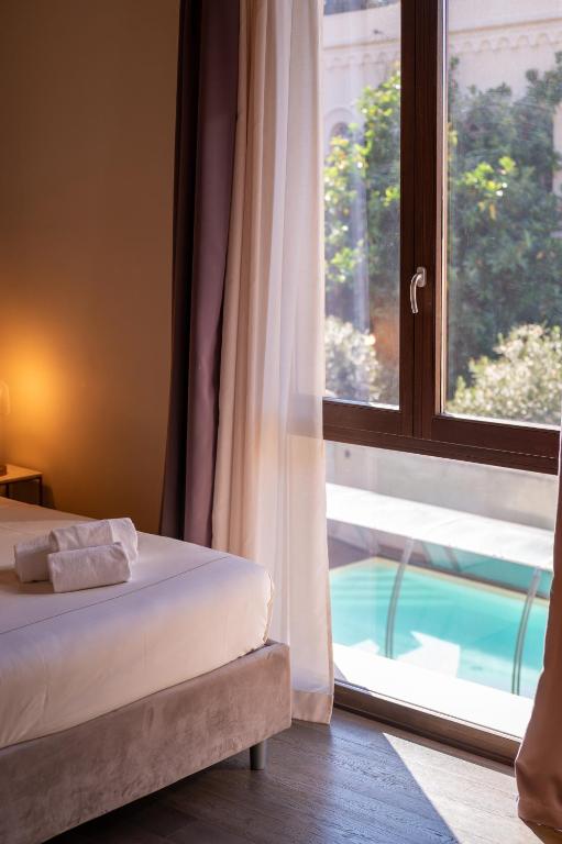 Bazén v ubytování Bastione Spasimo Boutique Hotel nebo v jeho okolí