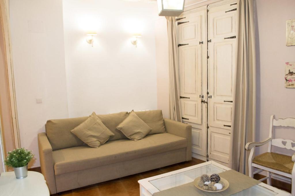 Posezení v ubytování Apartamenticos Plaza Las Armas II