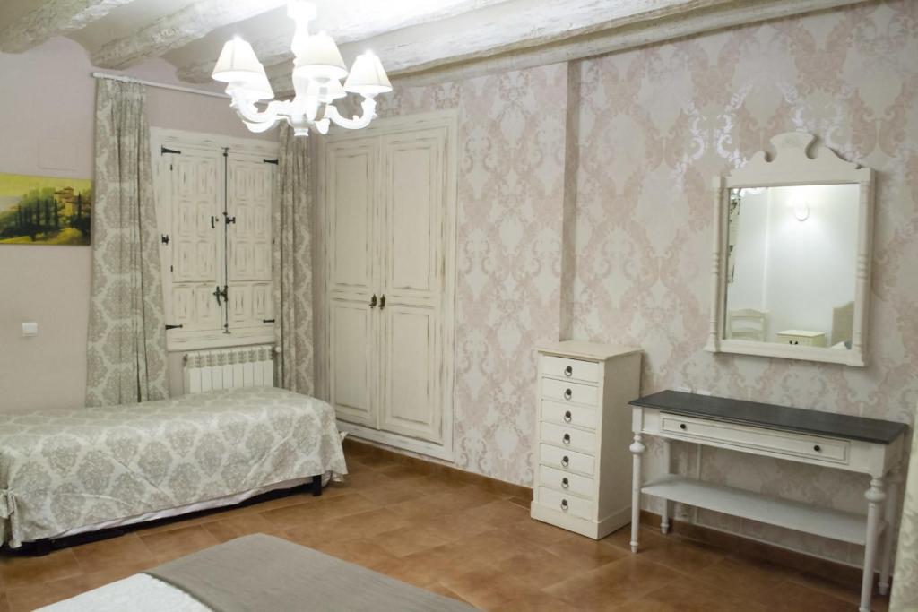 Postel nebo postele na pokoji v ubytování Apartamenticos Plaza Las Armas II