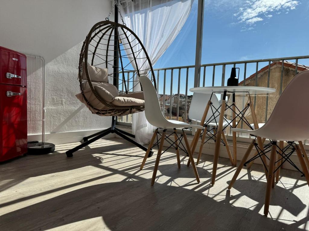 Μπαλκόνι ή βεράντα στο Toits du vieux port