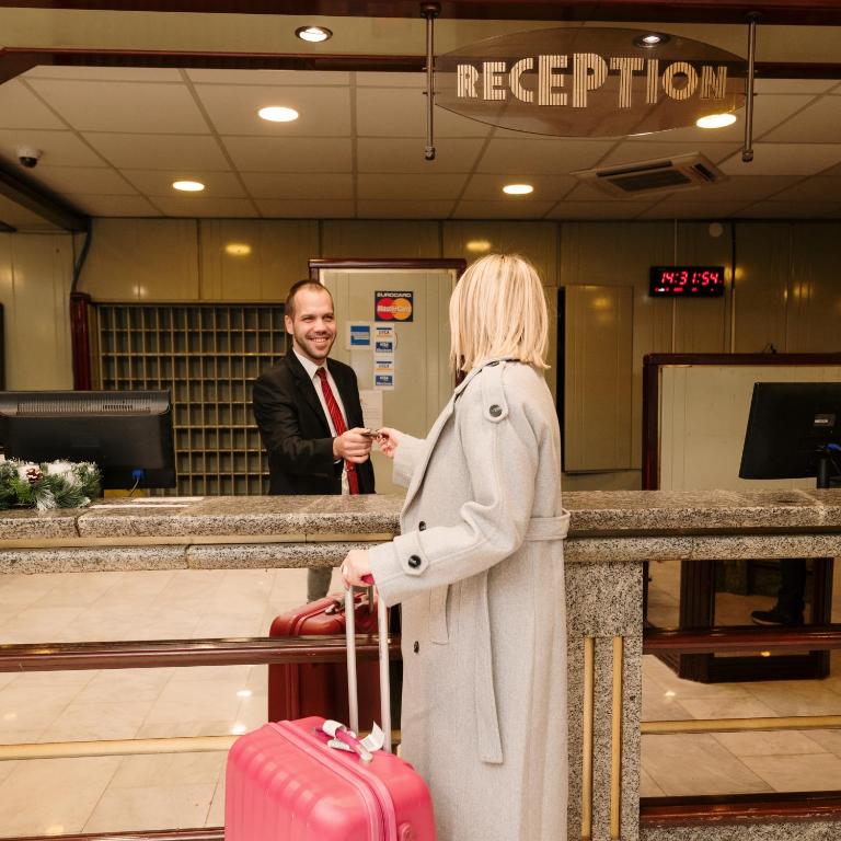 Vstupní hala nebo recepce v ubytování Hotel Slavija