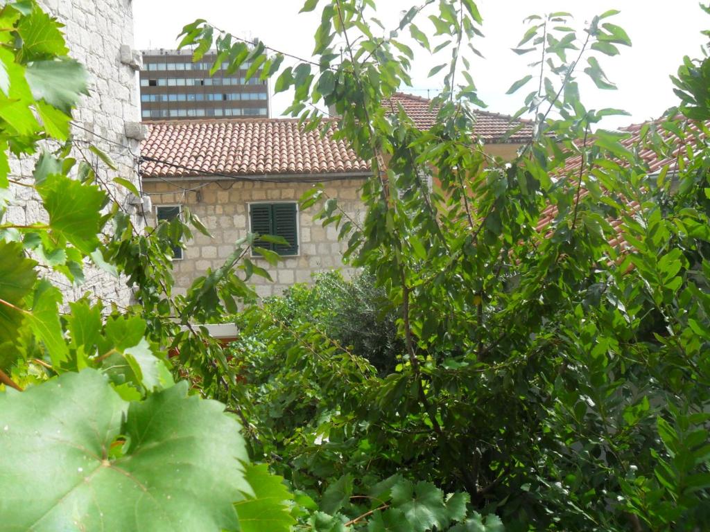 Zahrada ubytování Apartments Villa Dube