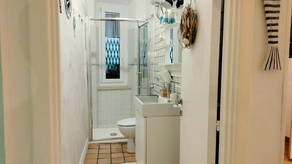 Koupelna v ubytování B&B La Casa in Centro
