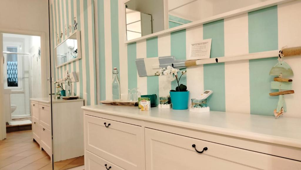 Koupelna v ubytování B&B La Casa in Centro