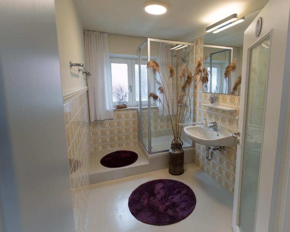 Koupelna v ubytování Gästehaus Nigglhof