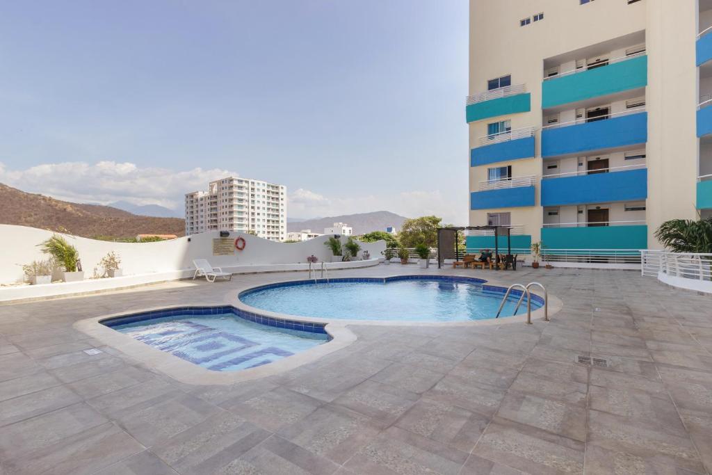Apartamento El Rodadero Cerca al Mar - One-Bedroom Apartment