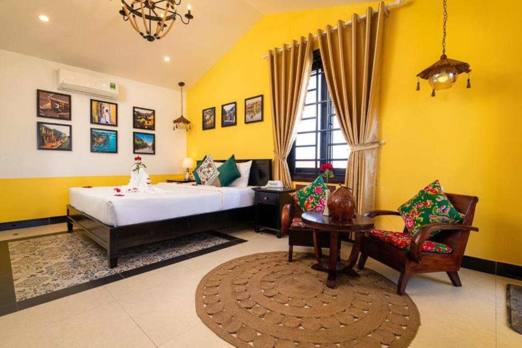Postel nebo postele na pokoji v ubytování Coco Viet Homestay