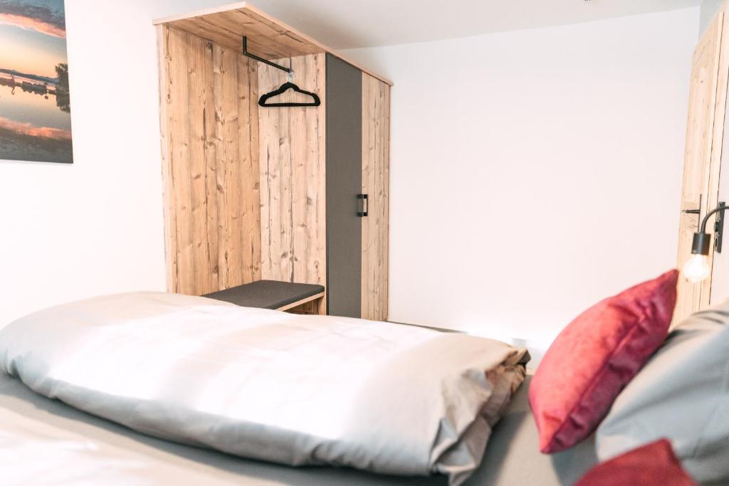 Postel nebo postele na pokoji v ubytování Fonses Chalet