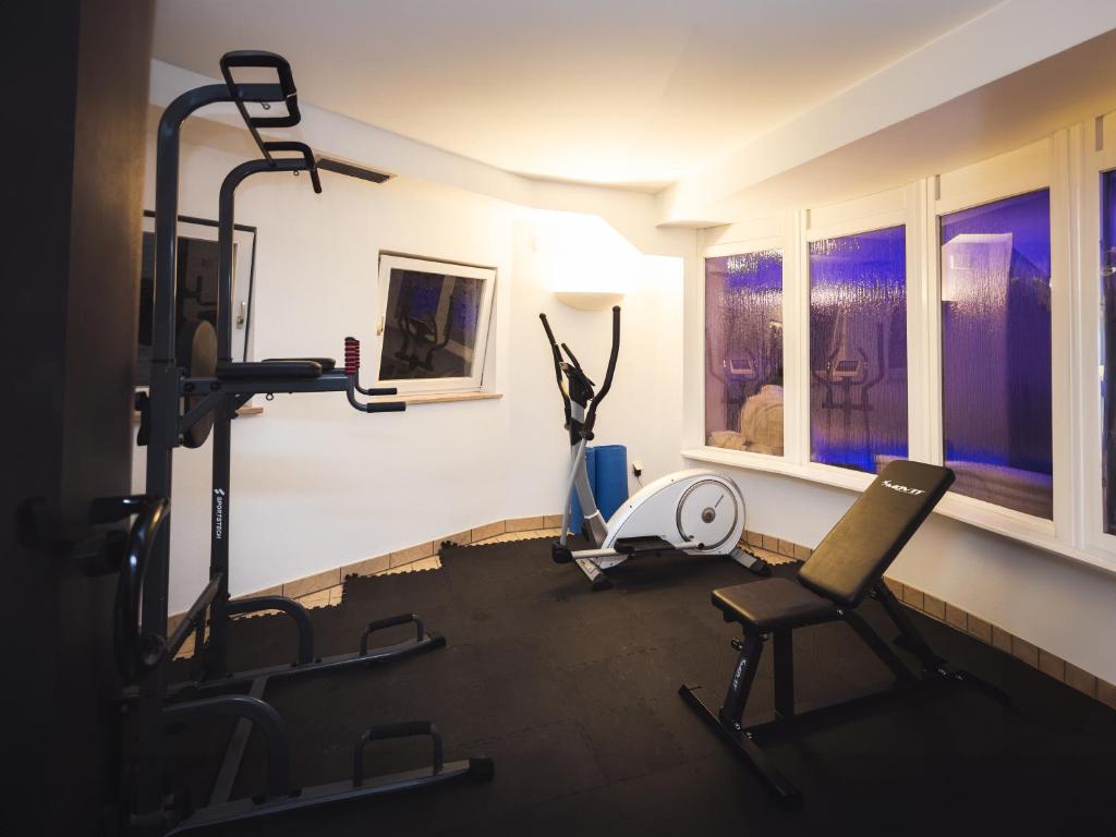Fitness centrum a/nebo fitness zařízení v ubytování Hotel Panorama