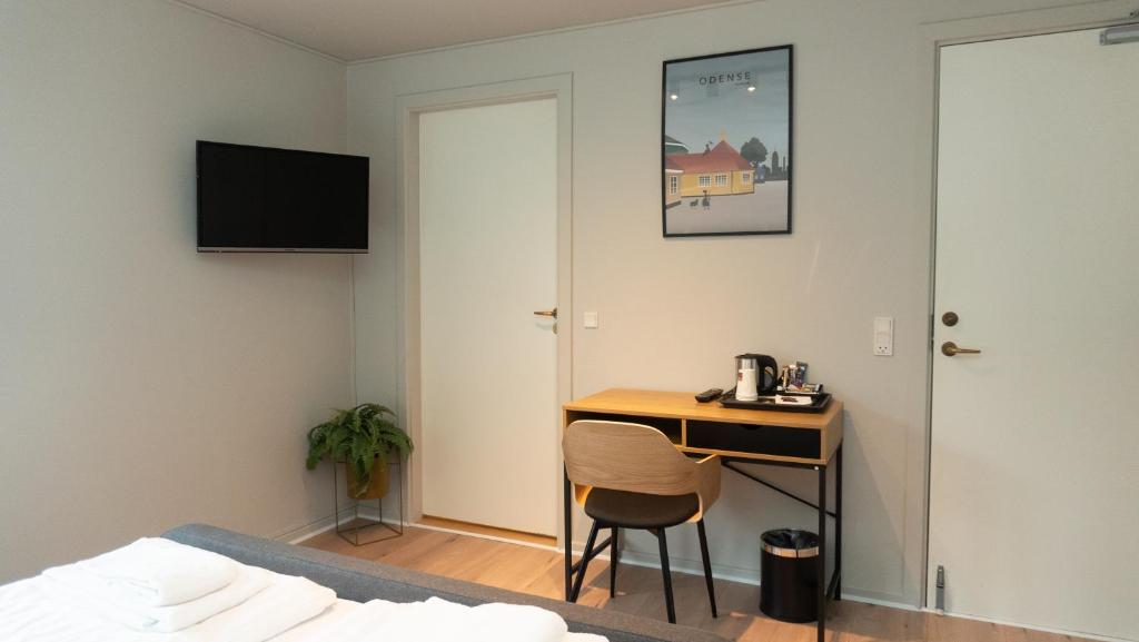 TV/Unterhaltungsangebot in der Unterkunft Hotel Smedegaarden