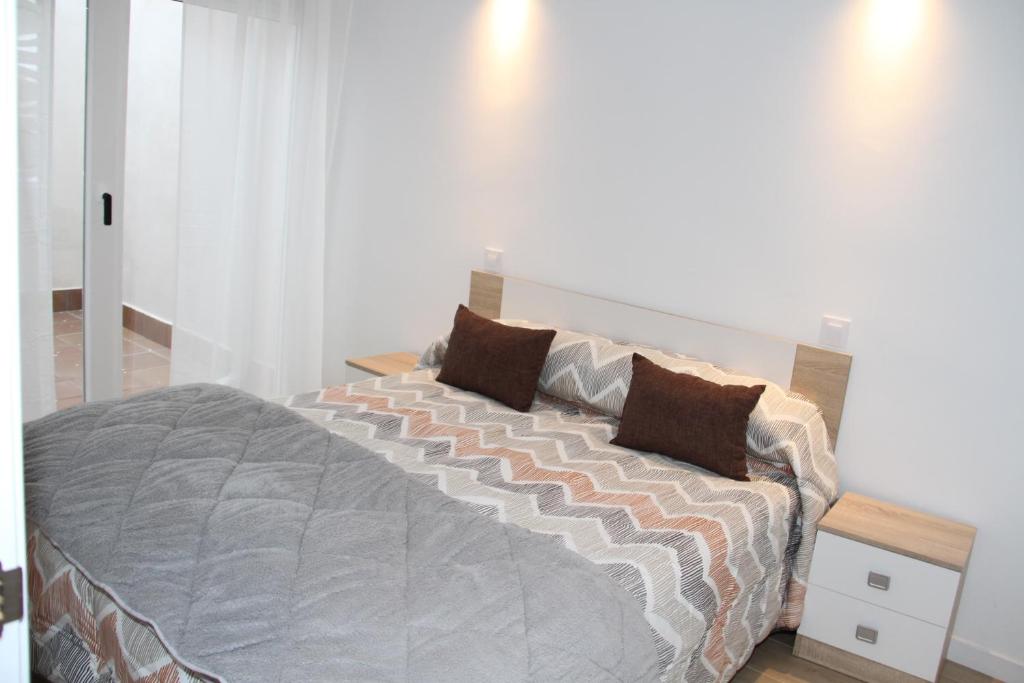 Postel nebo postele na pokoji v ubytování Los palomares