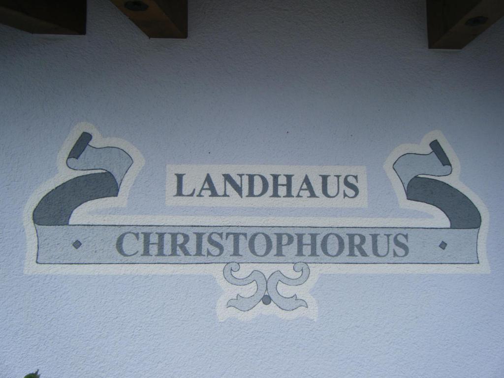 Certifikát, hodnocení, plakát nebo jiný dokument vystavený v ubytování Landhaus Christophorus