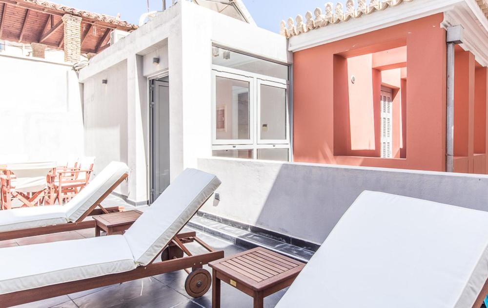 Patio nebo venkovní prostory v ubytování Pink Mango