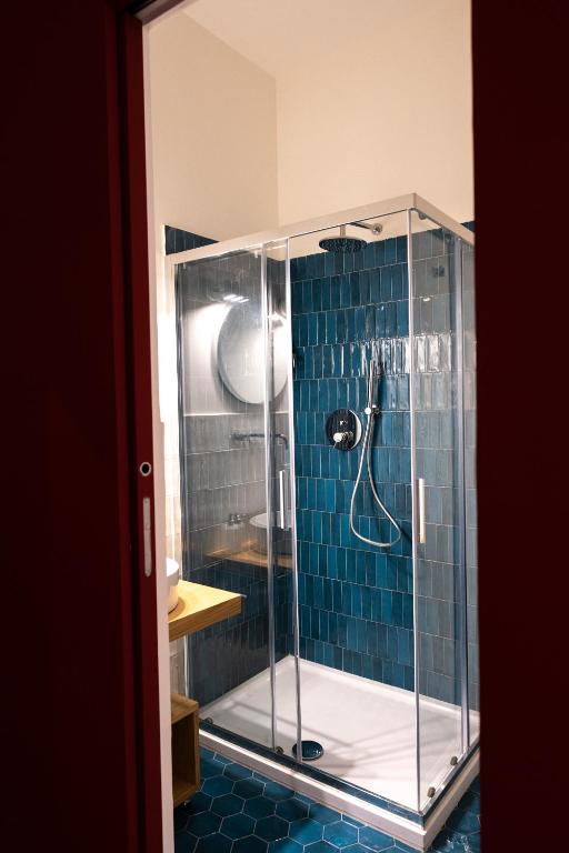 Koupelna v ubytování San Liborio Suites