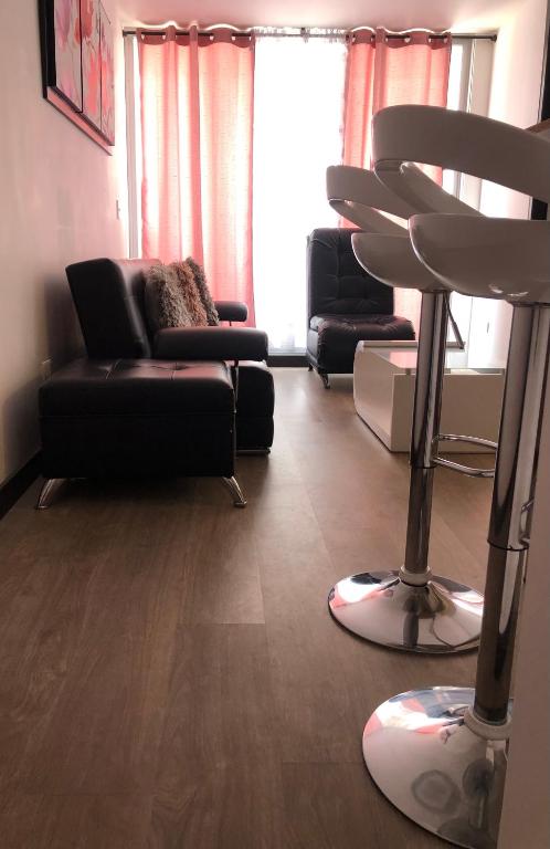 Posezení v ubytování Apartamento central