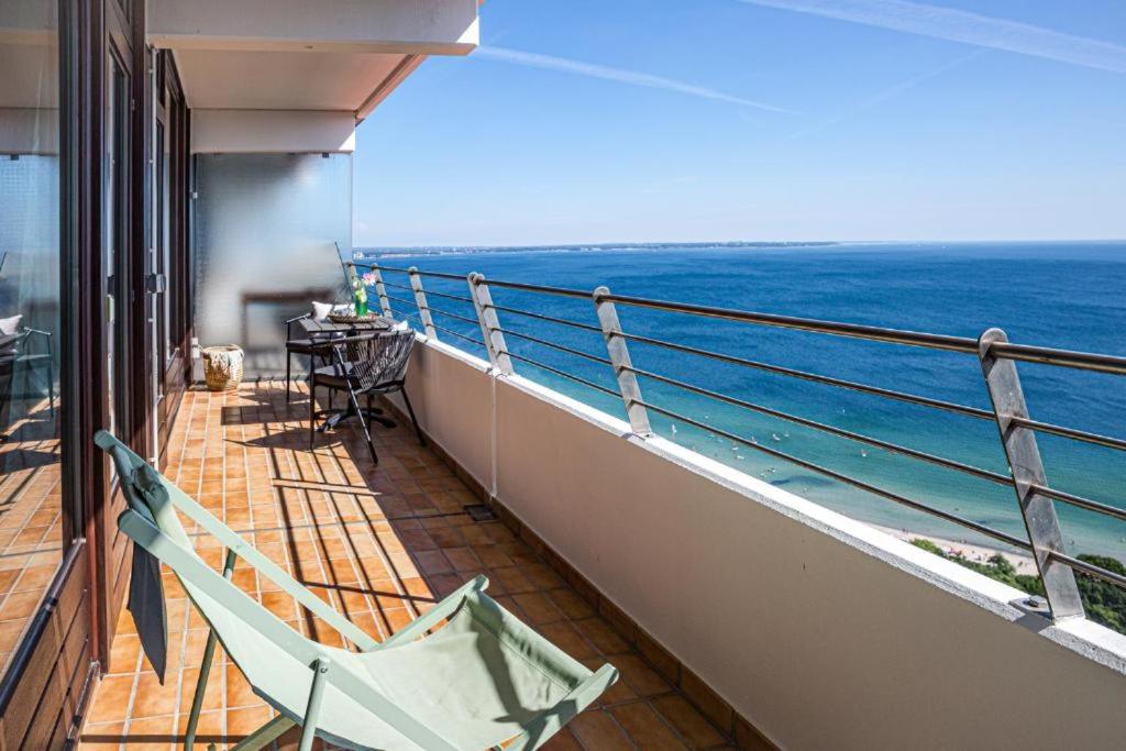 Balkon ili terasa u objektu Premium Ferienwohnung mit Meerblick