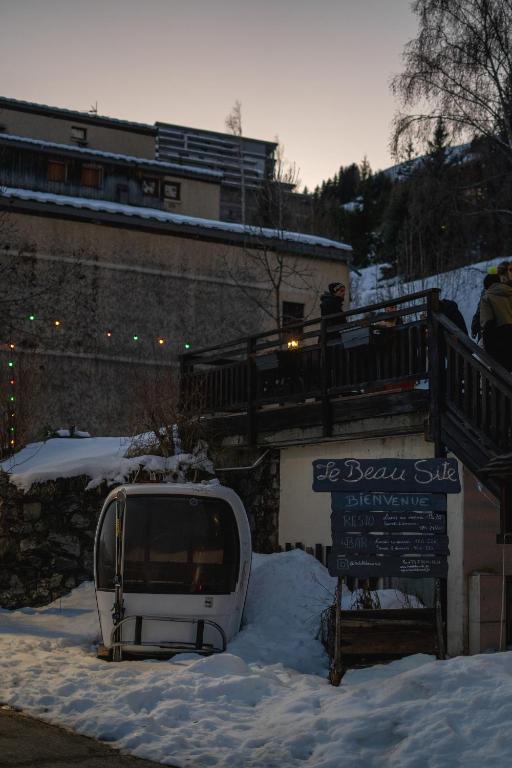 Hotel Le Beau Site v zimě