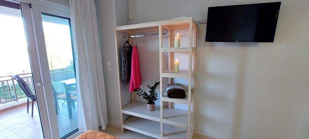 Telewizja i/lub zestaw kina domowego w obiekcie Avista apartments