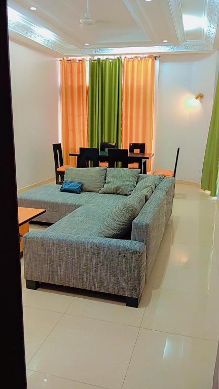 Posezení v ubytování Charly-hôtes