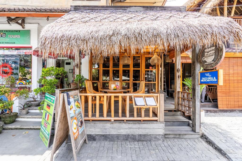Restaurace v ubytování Meruhdani Boutique Hotel Ubud