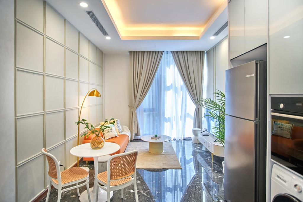 Kuchyň nebo kuchyňský kout v ubytování Royce Residence KLCC by Cobnb