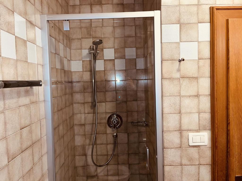 Koupelna v ubytování Residence Zirmer Wohnung Sonne