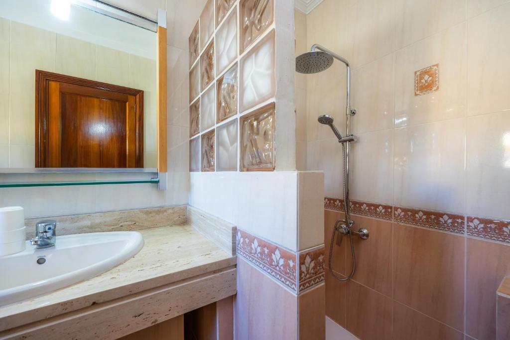 Koupelna v ubytování Casa Jordi